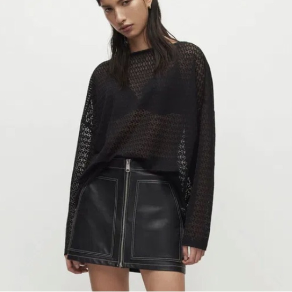 All Saints AS Devore Rita Mesh Tee